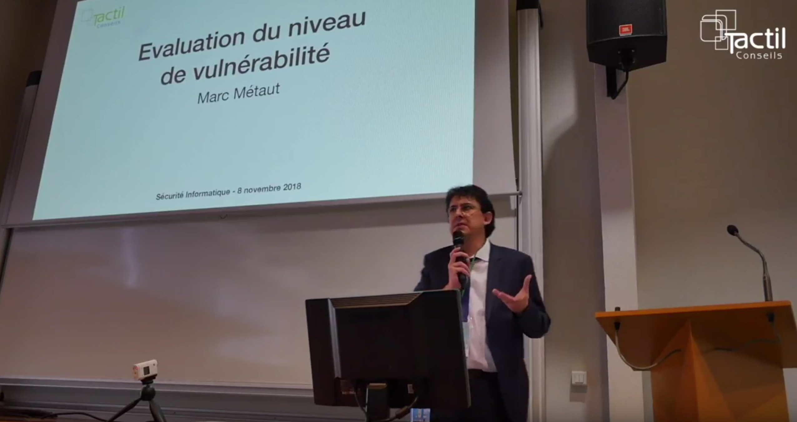 « Sécurité Informatique » Du 8 Novembre 2018 – Intervention Marc Métaut